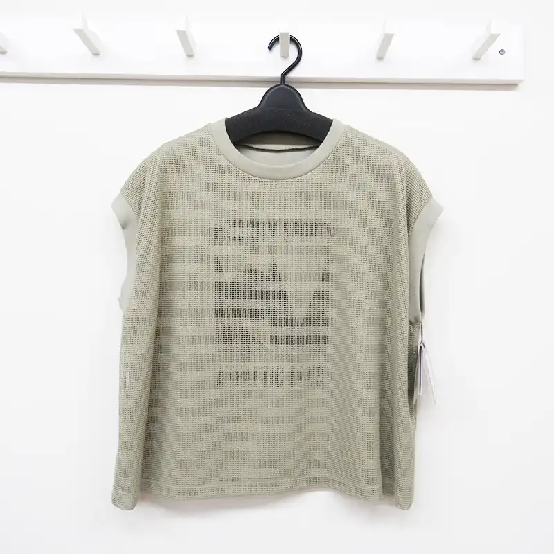 PRIORITY メッシュ合わせプリントTシャツ2/P52023JJ